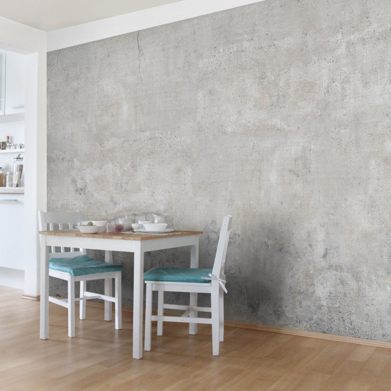 Concrete Effect Semi-Gloss Wallpaper Roll, Standard (110g/m²), 4.32m x 290cm