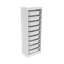 Trofast Monada 9n Plastic Drawer Storage Cabinet Dresser Closet Organizer- Toys Organizer - White