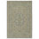 Tapis bleu / gris / beige en laine touffeté à la main Amalee