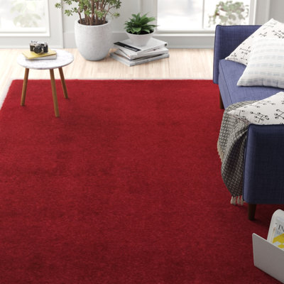 Siding Spring Tufted Red Rug