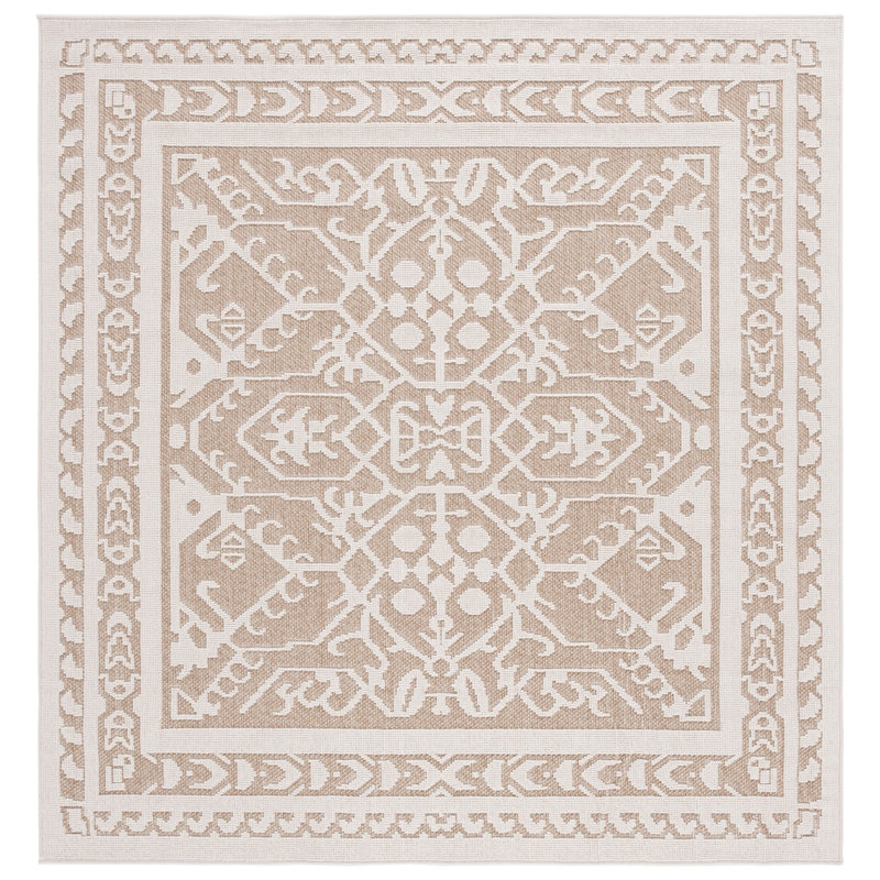 Global Performance Southwestern Indoor/Outdoor Area Rug, Square 6'7"