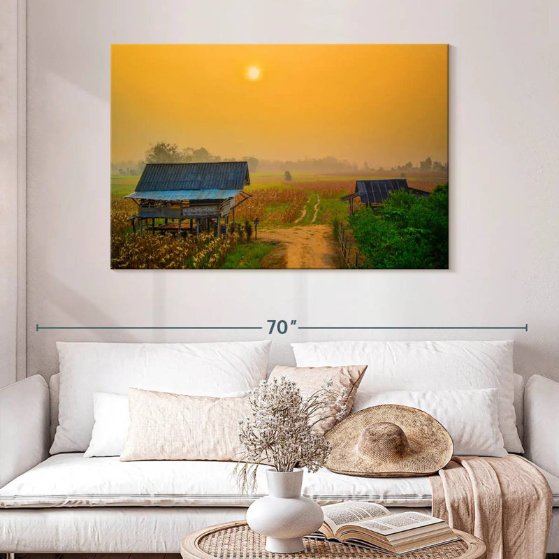 Alvord, coucher de soleil en Thaïlande, H 32 po x l 48 po