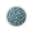 Multicolored Abstract Geometric Patterned Modern Decorative Carpet-342053232