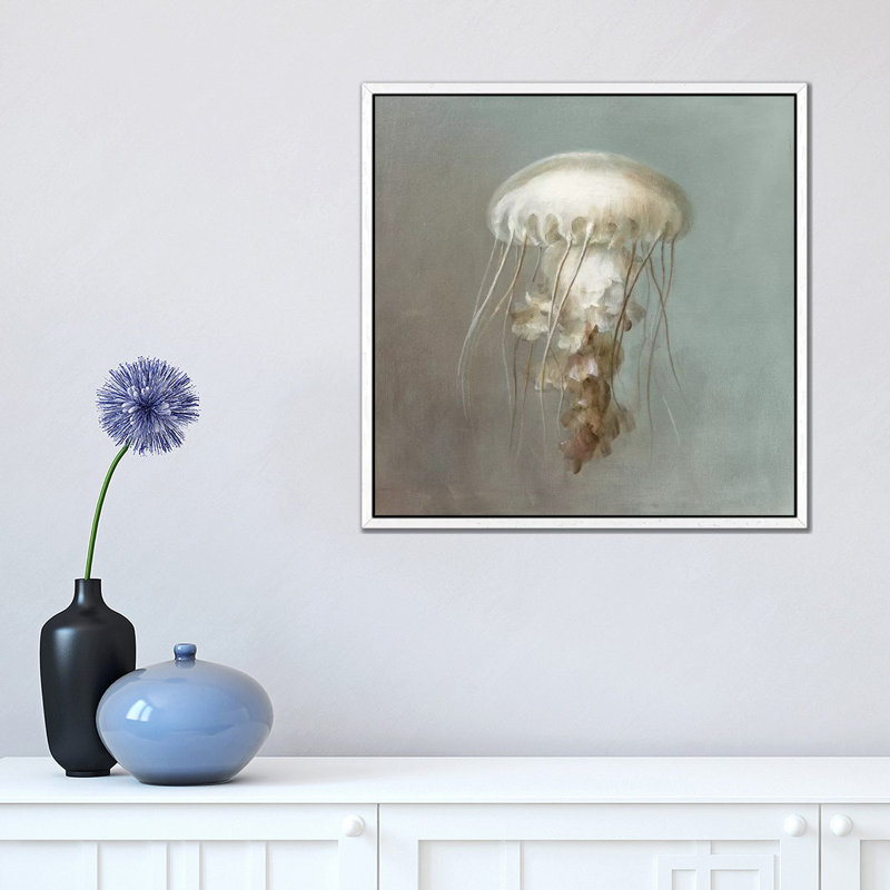 Treasures from the Sea VI 1 Piece Wall Art on Canvas, 45.72 cm H x 45.72 cm W, White Framed