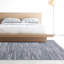 Tapis bleu à motif abstrait Rogersville-1295772968