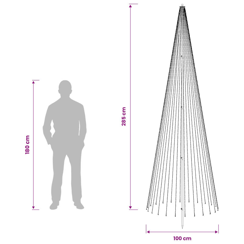 Christmas Tree, 285 cm