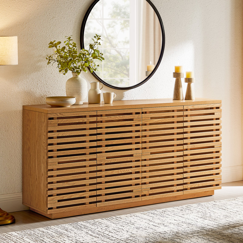Armoire de rangement Hernest, Naturel