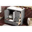 Meuble-lavabo sur pied de 36 po avec lavabo en céramique, quatre tiroirs, deux portes à fermeture en douceur, design élégant, rangement élégant pour salles de bain de taille moyenne, finition grise moderne, plusieurs sous-lavabo spacieux
