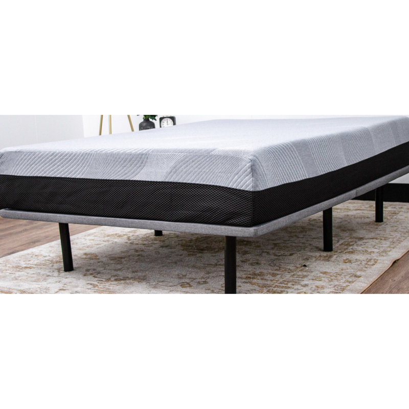 Structure simple X Series Xl - revêtement gris, 6 pieds réglables, jusqu'à 1000 lb, structure en acier robuste, conception à charnière pliable, capacité en lb, acier