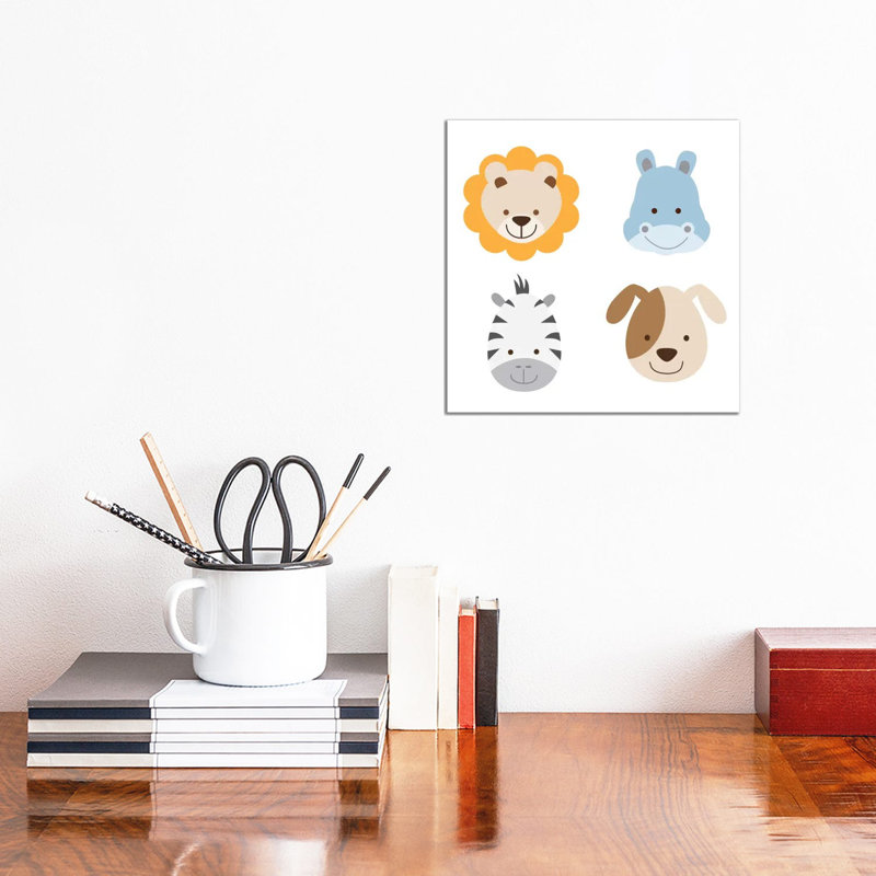 Animal Farm II - Wrapped Canvas Print, 30.48 cm H x 30.48 cm W