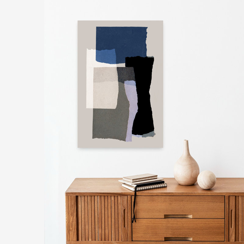Art contemporain, art moderne abstrait, H 24 po x l 16 po