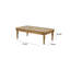 Table basse à 4 pieds