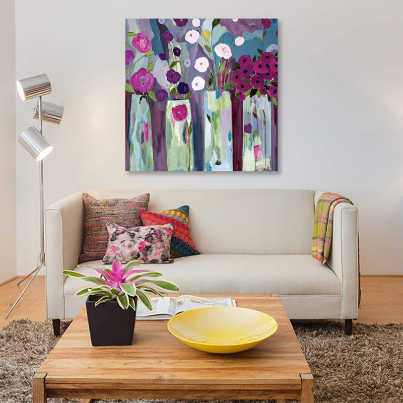 « is sérums sérums », impression sur toile, H 18 po x l 18 po x P 1,5 po, Toile tendue, Pas de tapis