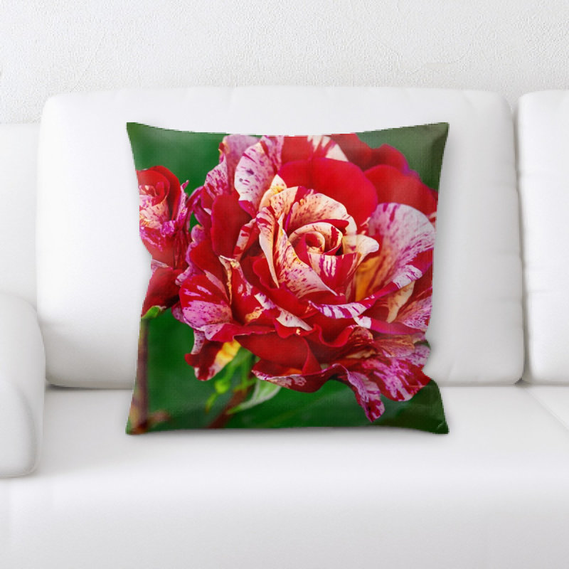 Housse et insert de coussin carré rose