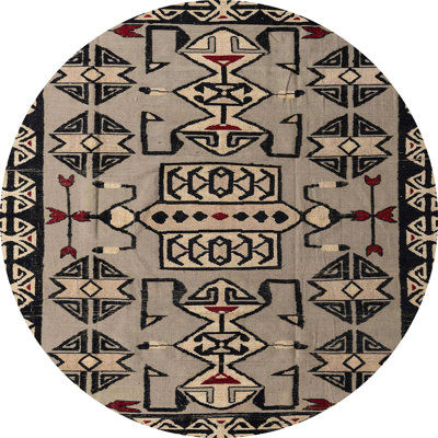 Tapis décoratif multicolore à motif abstrait