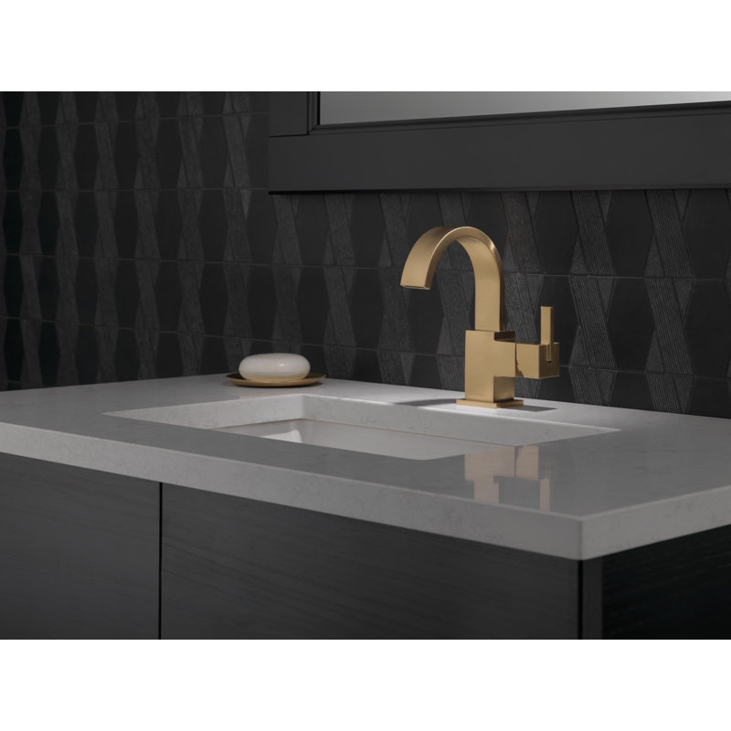 Robinet pour salle de bain Vero, Bronze-Champagne lustré