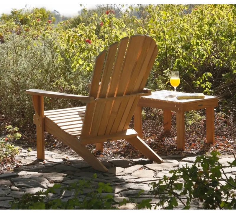 Adirondack Outdoor Teak Side Table