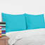 Taies d'oreiller de lit, 1800 taies d'oreiller en microfibre brossée avec fermeture à enveloppe - NTBAY-845702530-870779266