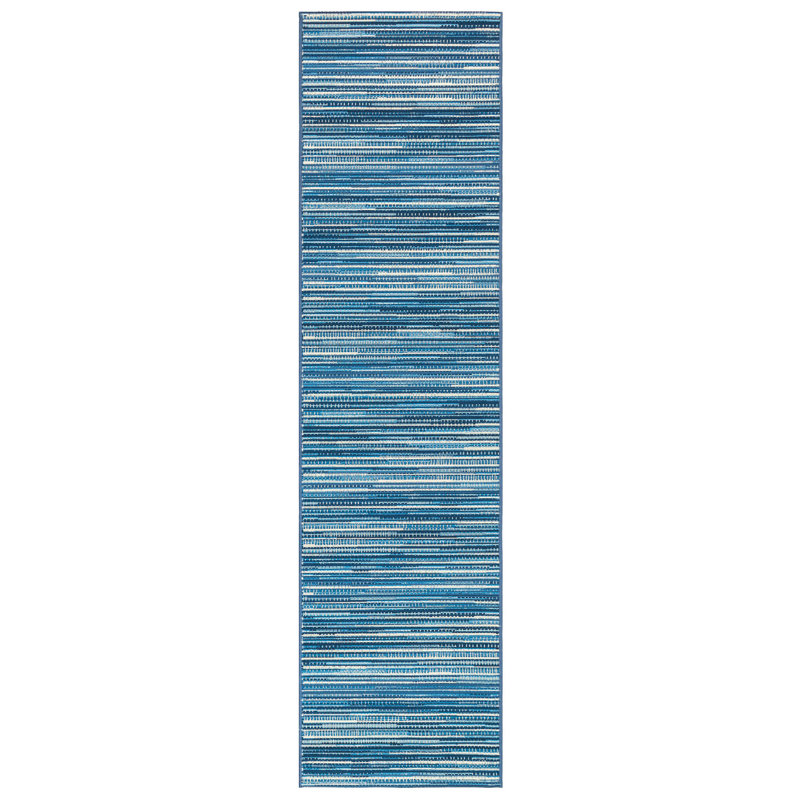 Acima Striped Indoor / Outdoor Rug, Runner 1'11" x 7'6"