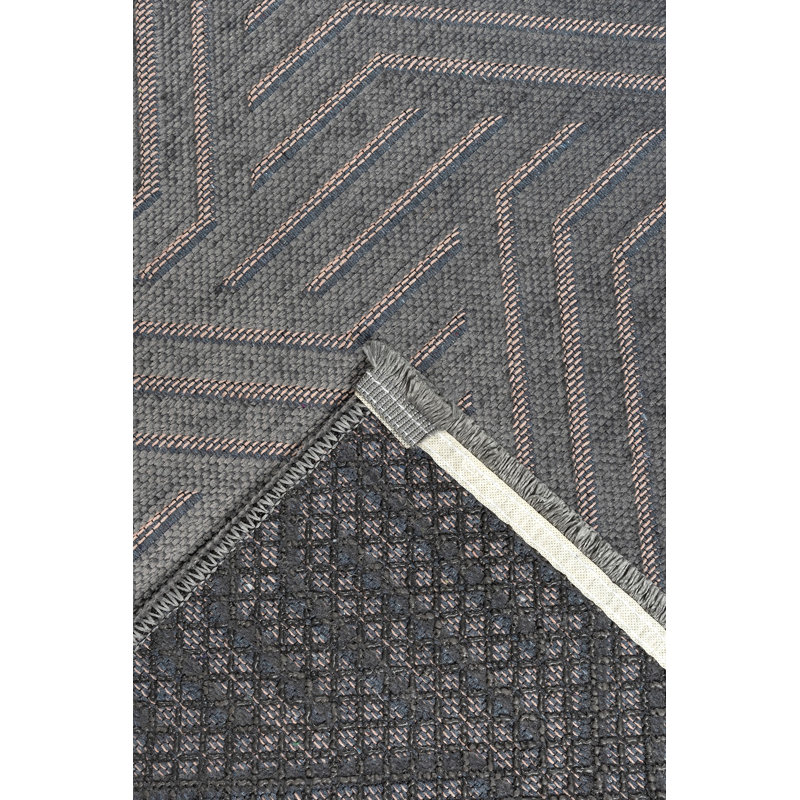 Amiliya Solid Colour Chenille Area Rug, Rectangle 508 x 736.6cm