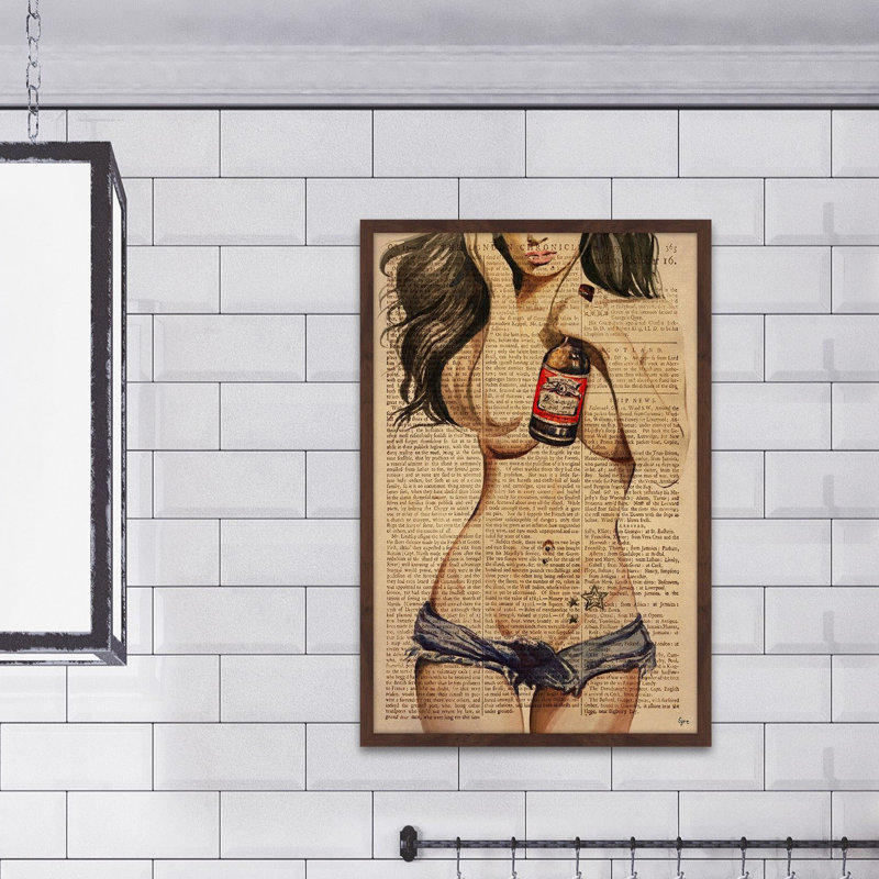 «Follow The Stars», reproduction encadrée, H 30 po x l 20 po x P 1,5 po