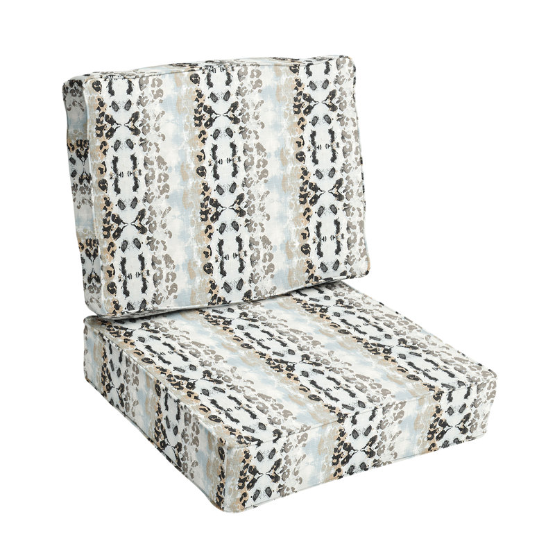Outdoor 5'' Dining Chair Seat / Back Cushion, 23" W x 23" D