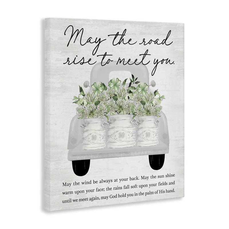 Inspirational Spring Phrase Canvas Wall Art by Lettered and Lined, 30" H x 24" W