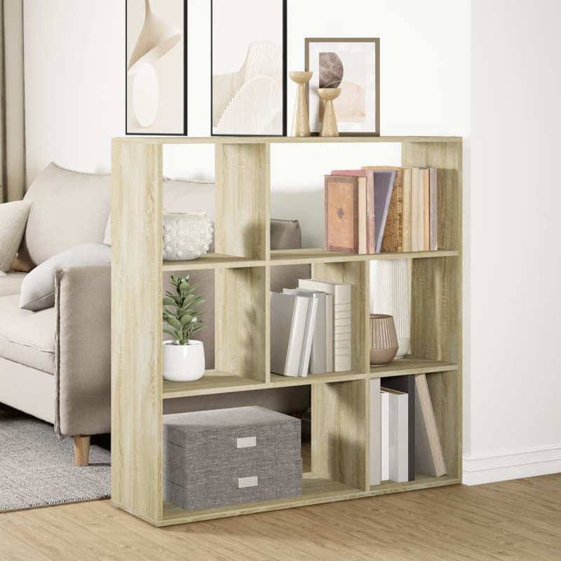 103.5cm H x 102cm W Bookcase, Sonoma/Oak