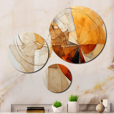 Abstract Wall Decor on Metal