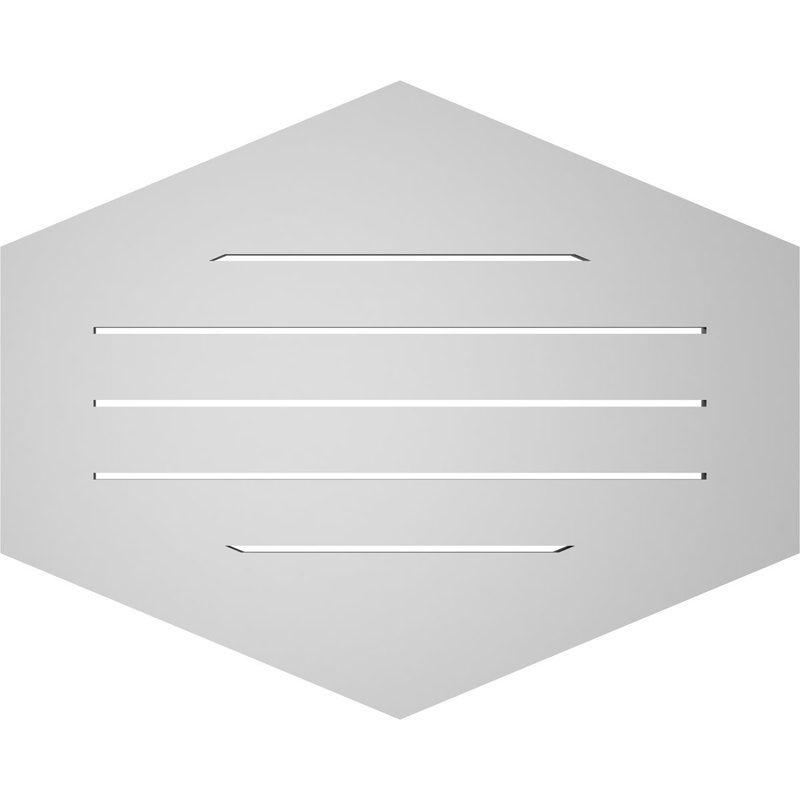 Pente verticale verticale en uréthane 5 pi, H 1 po x l 30 po x L 24 po