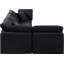 Ensemble modulaire de coin en velours 4 pièces Itala-94482386