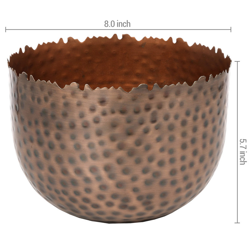 Handmade Metal Pot Planter