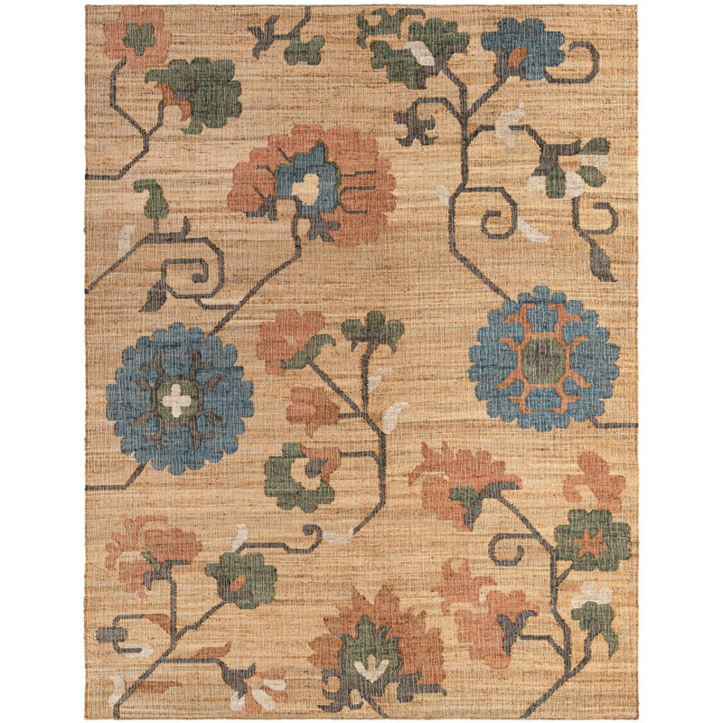  Nira Kala Handwoven Jute Rug, Rectangle 9' x 12'