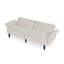 Canapé-lit futon convertible pliant avec accoudoirs réglables