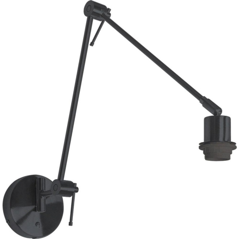 Vicksburg Swing Arm Sconce, Black