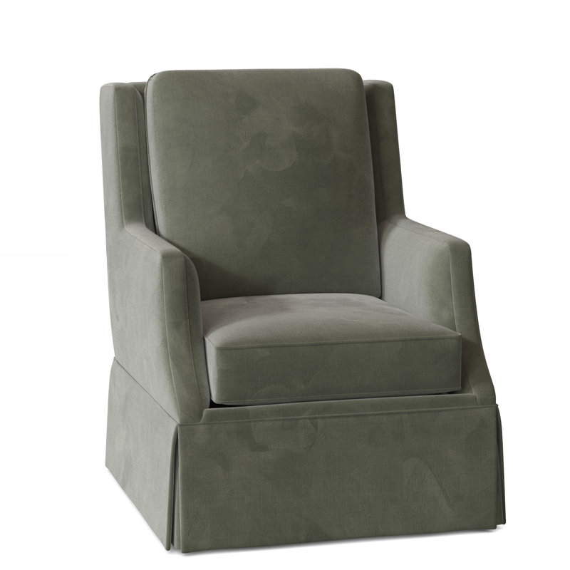 Savannah Skirted Swivel Glider, 9953 Willow