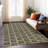 Machine Washable Indoor/Outdoor Lipman ACN2416 Geometric Rug-1344601801