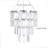 Modern Chandelier Pendant Lamp Shade With Faux Crystal Design For Ceiling Fixtures