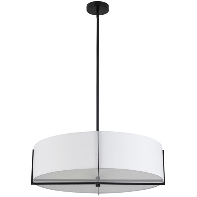 Luminaire suspendu incandescent 4 lumières Braidon