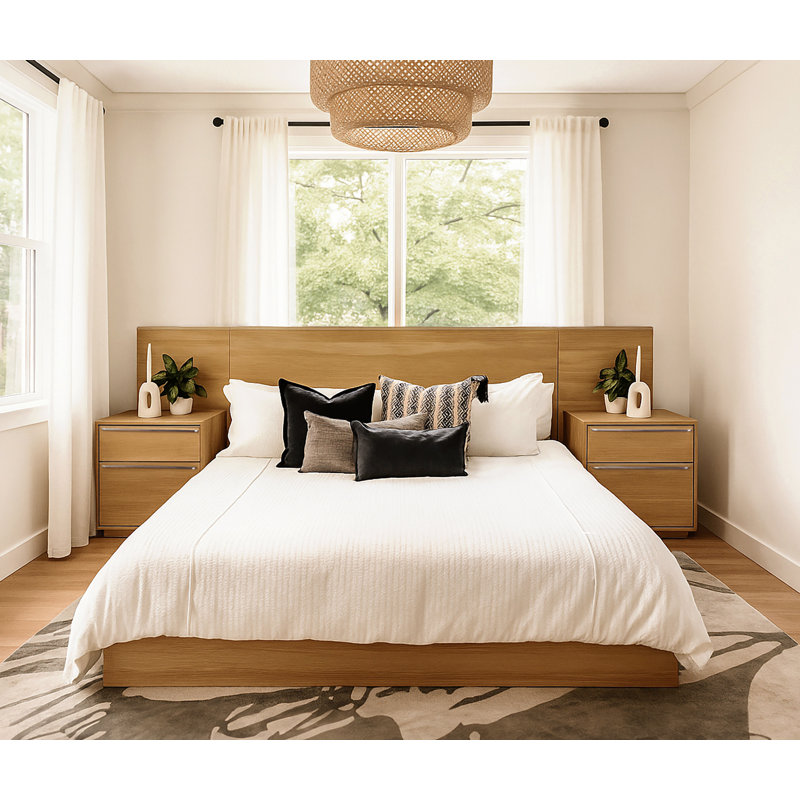 Ensemble de chambre avec très grand lit Ayansh