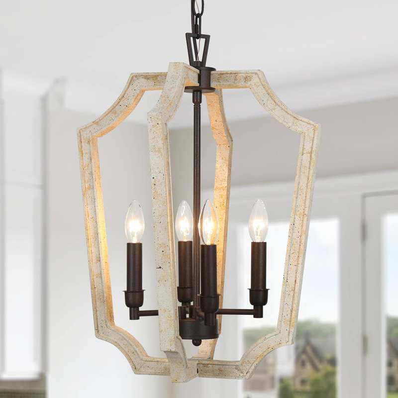 Marcus 4 - Light Dimmable Geometric Chandelier