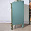 Armoire de coin de style américain rétro vert