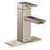 90 Degree Single Hole Bathroom Faucet with Drain Assembly
