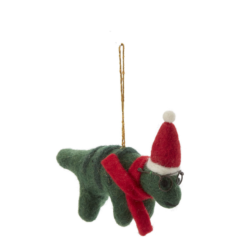 3.25'' Natural Fibers Animals Hanging Figurine Ornament