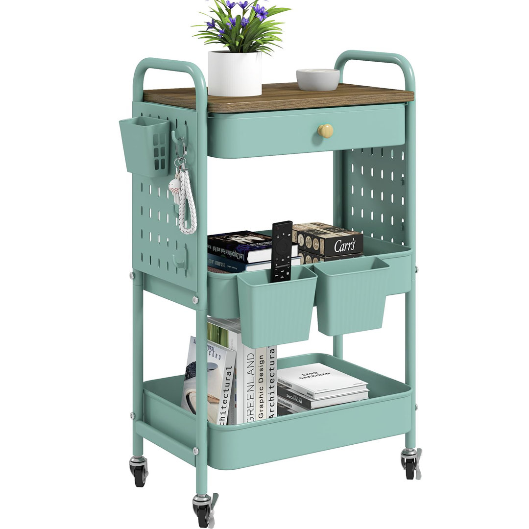 72cm H x 43cm W Book Cart