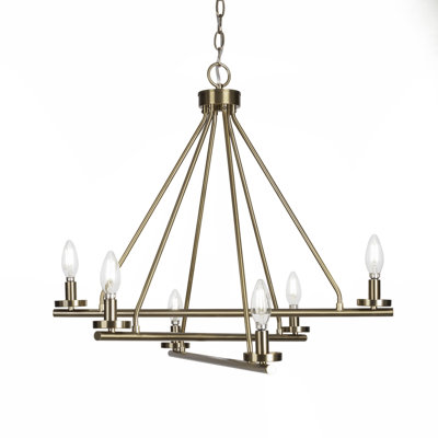 Lustre suspendu 6 lumières Trinity
