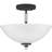 Fleischmann Glass Semi Flush Mount