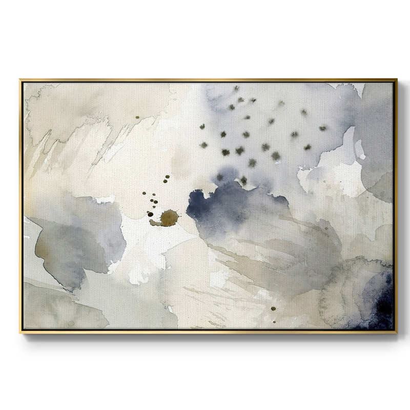 «Dried Bergamot In Mist II», reproduction d'art sur toile, H 25 po x l 37 po x P 2 po, Or