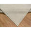 12 po x 12 pi 1 po, crème, blanc, noué à la main, moderne, motif uni, Lori Buft Gabbeh, épais et moelleux, laine naturelle non teinte, carré, tapis oriental