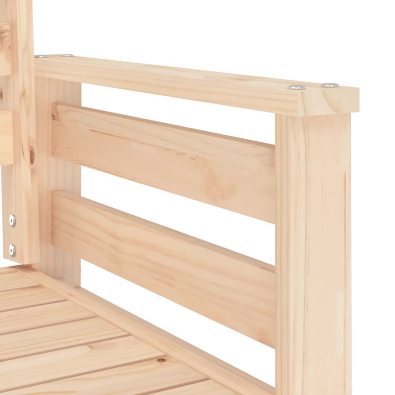 Amett Solid Wood Outdoor Bench, Natural